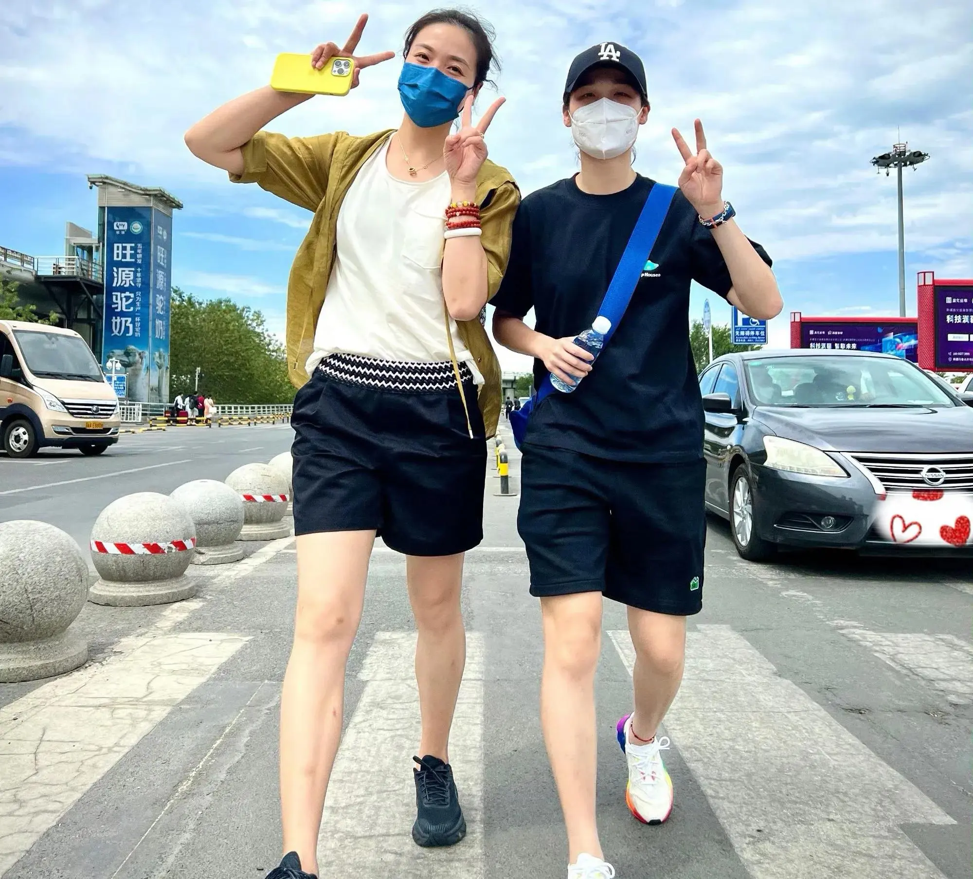 莉近况, 林莉就改打, 路上也是顺